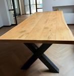 Boomstamtafel 260 cm - zgan - eettafel, Huis en Inrichting, Tafels | Eettafels, Ophalen, 100 tot 150 cm, 200 cm of meer, Zo goed als nieuw