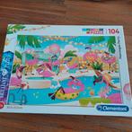 Clementoni Flamingo puzzel 104 stukjes - compleet, Ophalen, Meer dan 50 stukjes, Zo goed als nieuw, 6 jaar of ouder