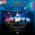 6x Tickets zitplaasten Coldplay Wembley 4 september, Tickets en Kaartjes, Drie personen of meer, September