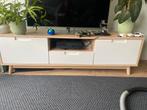 TV Meubel wit beige 150 x 38 x 45,5 cm soft close, Huis en Inrichting, Ophalen, 100 tot 150 cm, Zo goed als nieuw, Minder dan 100 cm
