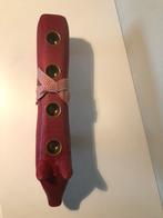 Houten decoratieve kandelaar varken, Huis en Inrichting, 25 tot 50 cm, Nieuw, Ophalen of Verzenden, Rood