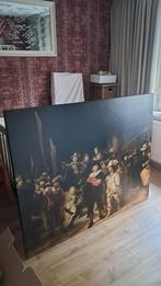 Nachtwacht op canvas, Ophalen of Verzenden