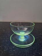 Vintage Mangaan Glas Dessert Schaaltje, Ophalen of Verzenden