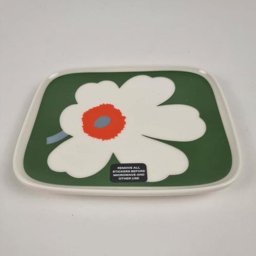 Marimekko Unikko 60-jarig jubileum bord 12x15 cm, Huis en Inrichting, Keuken | Servies, Nieuw, Bord(en), Overige stijlen, Porselein