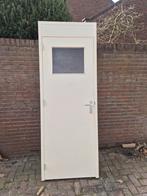 Gebruikte binnendeur met kozijn, Ophalen, Gebruikt, 80 tot 100 cm, 215 cm of meer