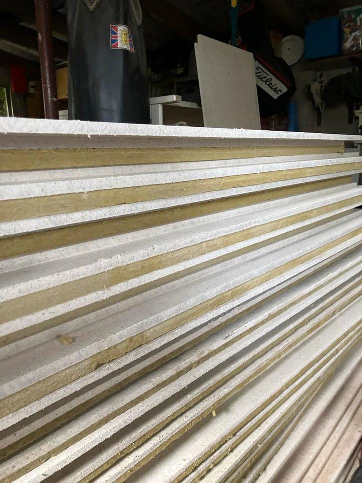 Fermacell 2E35 Vloerplaten - Isolatie, Doe-het-zelf en Verbouw, Isolatie en Afdichting, Zo goed als nieuw, Vloerisolatie, Steenwol