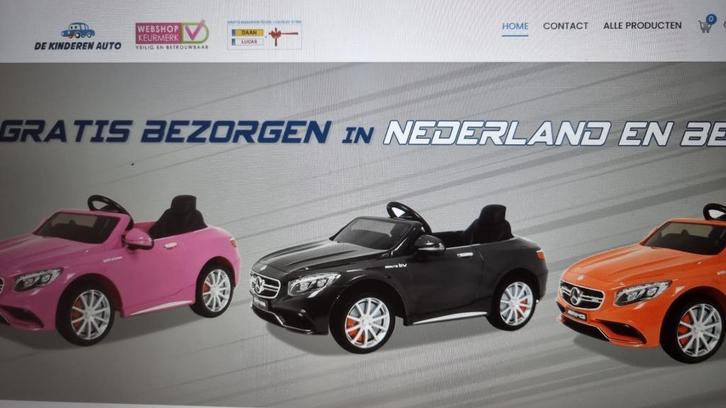 Te koop webshop voor verkoop elektrische kinder auto's., Kinderen en Baby's, Speelgoed | Buiten | Accuvoertuigen, Nieuw, Ophalen