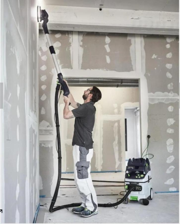 Te huur wand/plafond schuurmachine (langnek), Doe-het-zelf en Verbouw, Gereedschap | Schuurmachines, Zo goed als nieuw, Overige typen