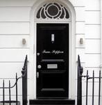 Interieur decoratie deursticker naamsticker familienaam