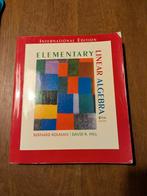 Elementary Linear Algebra - Kolman & Hill, Boeken, Studieboeken en Cursussen, Gelezen, Bernard Kolman, David R. Hill, Beta, HBO