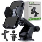 Telefoonhouder Auto - Sterke Zuignap (3-in-1) GRATIS BEZORGD, Verzenden, Nieuw, Auto