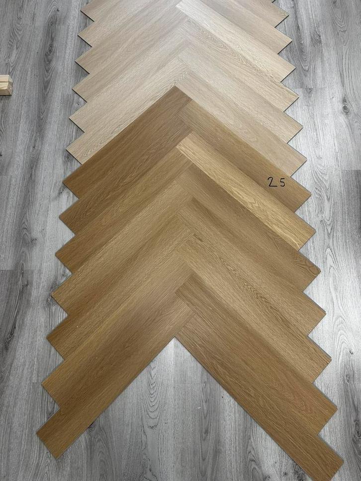 PVC CLICK Visgraat aanbieding! Met ondervloer!, Huis en Inrichting, Stoffering | Vloerbedekking, Nieuw, Overige typen, 75 m² of meer