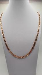 gouden platte koningsketting 14kt, Www.bredajuwelier.nl, Nieuw, Ophalen of Verzenden, Www.bredajuwelier.nl