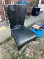 Zwarte stoel, Huis en Inrichting, Stoelen, Ophalen, Gebruikt, Zwart, Eén