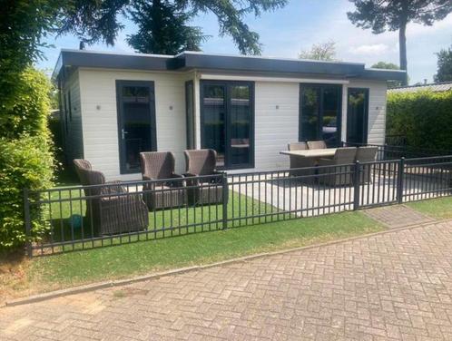 Luxe Chalet 2021/5* camping Heldense Bossen 8 pers., Caravans en Kamperen, Stacaravans, Ophalen