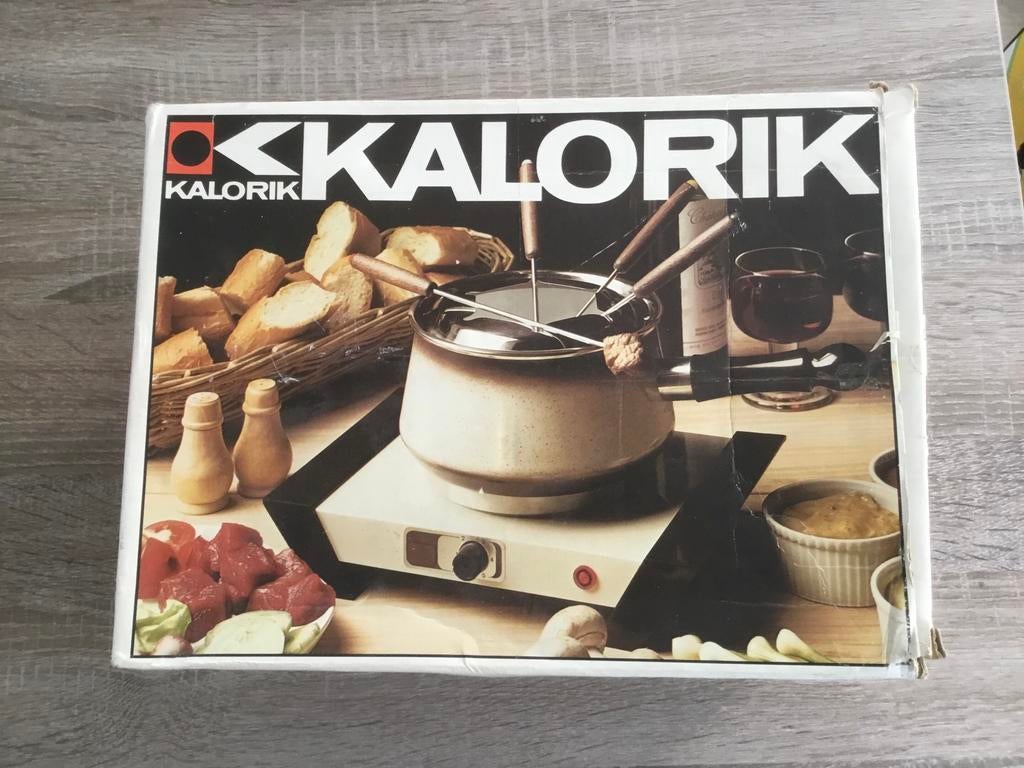 Vintage fonduestel, Huis en Inrichting, Ophalen, Gebruikt