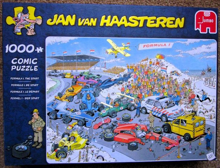 Jan van Haasteren puzzel (nr. 19093): Formule 1 - De Start, Hobby en Vrije tijd, Denksport en Puzzels, Zo goed als nieuw, Legpuzzel