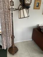 Vintage smeedijzeren vloerlamp, Huis en Inrichting, Lampen | Vloerlampen, Ophalen, Zo goed als nieuw, 150 tot 200 cm