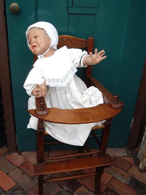 Antieke kinderstoel voor uw etalagepop / antieke pop (1890), Antiek en Kunst, Curiosa en Brocante, Ophalen of Verzenden