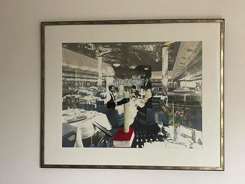 Kunst Olphaert Den Otter - ship dinner party. Grafiek 1998, Antiek en Kunst, Kunst | Litho's en Zeefdrukken, Ophalen of Verzenden