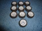 Partij Q5=10x Lego technic wielen, Lego, Lego, Gebruikt, Lego