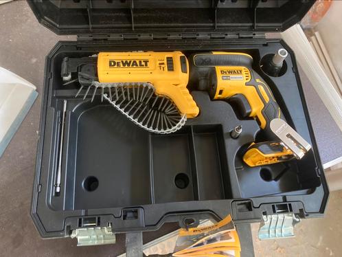 DeWalt DCF620 bandschroefmachine, Doe-het-zelf en Verbouw, Gereedschap | Overige machines, Zo goed als nieuw, Ophalen