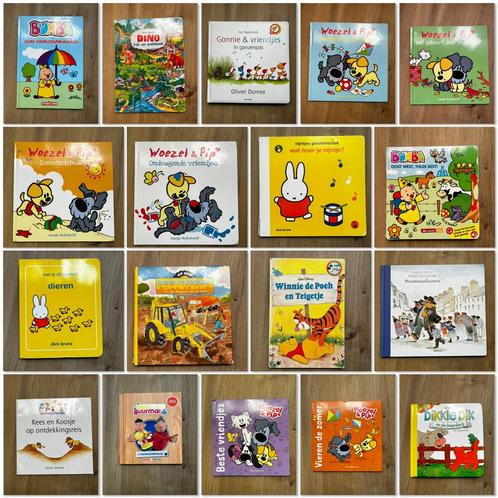 18 kinderboeken €15, Boeken, Kinderboeken | Baby's en Peuters, Gelezen, 1 tot 2 jaar, Uitklap-, Voel- of Ontdekboek, Ophalen of Verzenden