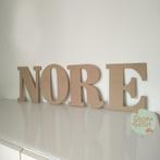 Mooie MDF Letters, diverse lettertypes | Stokhout 01, Hobby en Vrije tijd, Knutselen, Ophalen of Verzenden, Nieuw, Materiaal