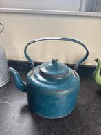 Vintage Emaille Ketel Blauw, Ophalen of Verzenden