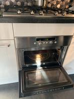 Whirlpool combi magnetron oven - defect draaiplateau, Gebruikt, Hete lucht, Oven met grill, Inbouw