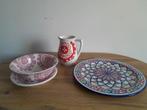 Brocante, keramiekoven, schaal, kom, schenkkan,, Ophalen of Verzenden