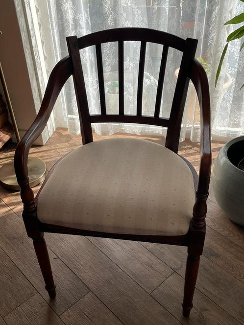 Eetkamer stoel 8 stuks, Huis en Inrichting, Stoelen, Gebruikt, Vijf, Zes of meer stoelen, Stof, Overige kleuren, Ophalen