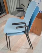 armleunstoelen, Huis en Inrichting, Stoelen, Ophalen, Gebruikt, Blauw, Door armleuning meer zitcomfort
