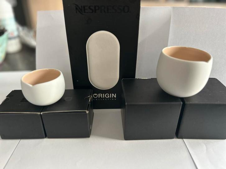 Nespresso Origin Kopjes Set - Nieuw!, Huis en Inrichting, Keuken | Servies, Nieuw, Kop(pen) en/of Schotel(s), Effen, Keramiek