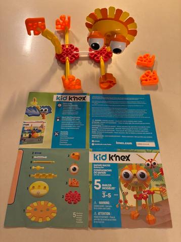 Kid knex k’nex safari mates leeuw 3-5 jaar bouwset! beschikbaar voor biedingen