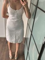 Y-London witte geborduurde kanten jurk ibiza boho stijl 38, Maat 38/40 (M), Y-London, Wit, Nieuw