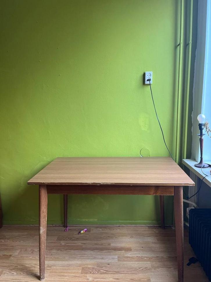 Rechthoekige Eettafel, Huis en Inrichting, Tafels | Eettafels, Gebruikt, 50 tot 100 cm, 100 tot 150 cm, Vier personen, Rechthoekig