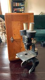 Carl Zeiss Jena microscoop in kist, Audio, Tv en Foto, Optische apparatuur | Microscopen, Gebruikt, Ophalen