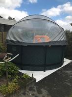 EXIT Stone zwembad ø360x122cm met zandfilterpomp, Tuin en Terras, Zwembaden, Ophalen, Rond