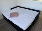 ️ Gratis af te halen – BRIMNES bedbank inclusief matras, Ophalen, Zwart, Tweepersoons, 80 cm