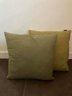 Kussen Linen & More groen., Huis en Inrichting, Woonaccessoires | Kussens, Ophalen of Verzenden, Zo goed als nieuw, Groen, Vierkant