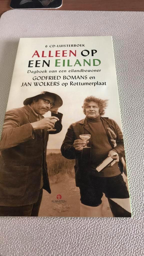 Jan Wolkers - Alleen op een eiland 6 cd's, Boeken, Historische romans, Zo goed als nieuw, Ophalen of Verzenden