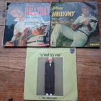 Johnny Hallyday - 3 Vinyl Singles, Gebruikt, 7 inch, Single, Ophalen of Verzenden