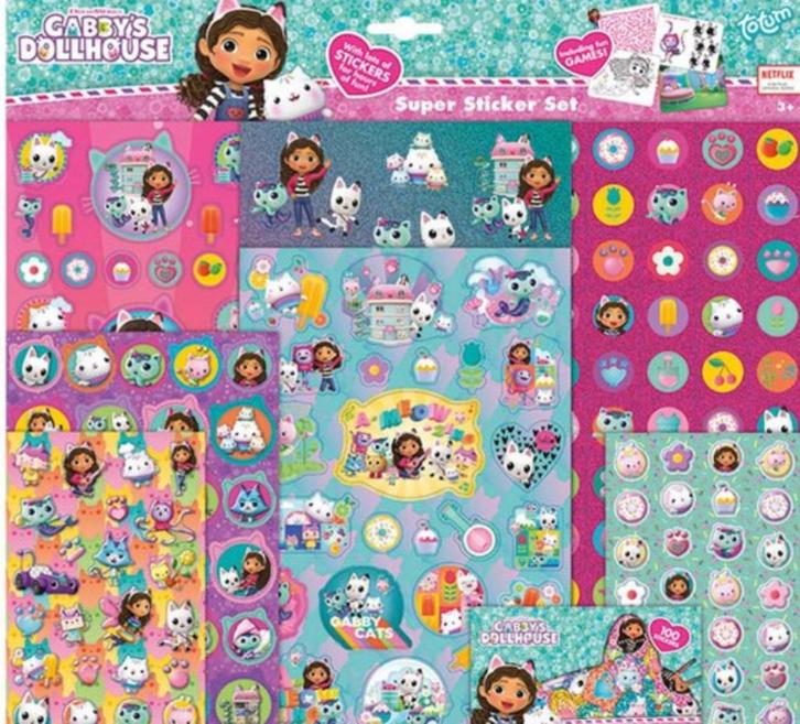 Gabby’s Poppenhuis Totum super stickerset van 6 voor 3, Kinderen en Baby's, Speelgoed | Poppenhuizen, Nieuw, Poppenhuis, Ophalen of Verzenden