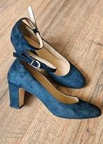 Minelli donkerblauwe suède pumps, Pumps, Blauw, Ophalen of Verzenden, Minelli