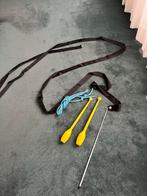 Ritmische Gymnastiek Set: Knotsen, Touw, Lint, Ophalen of Verzenden, Gebruikt, Overige typen