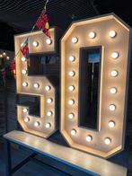 Lichtcijfers te huur #50 (andere cijfers ook beschikbaar), Ophalen, Zo goed als nieuw, Verjaardag