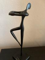 Ballerina Sculptuur - Bodrul Khalique - Zwart Metaal, Ophalen of Verzenden