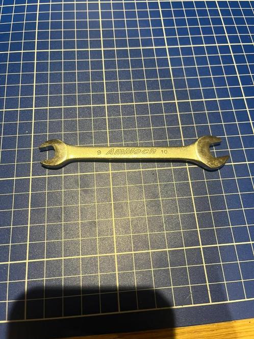 AmMech Steeksleutel 10/9 mm, Doe-het-zelf en Verbouw, Gereedschap | Handgereedschap, Nieuw, Ophalen of Verzenden