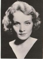 Kaart Marlene Dietrich - bijgeknipt!, Verzamelen, Verzenden, Ongelopen, Sterren en Beroemdheden